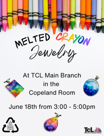 Melted Crayon Jewelry Flyer