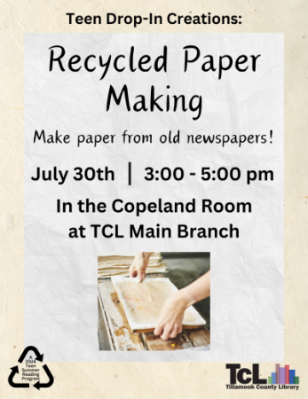 Recycled Paper Making Flyer